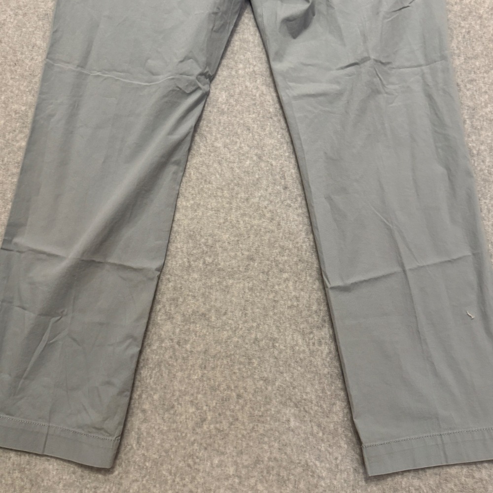Banana Republic Aiden Chino Mens 35x30 Light Grey Slim Fit Cotton Stretch Pants - Picture 11 of 11